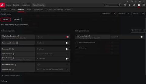 activar freesync