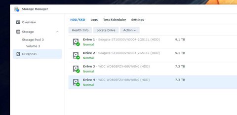 como expandir ampliar almacenamiento nas synology estado hdd ssd