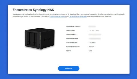 primeros pasos configuracion inicial nas synology conectar