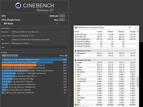 msi mag x570 tomahawk wifi vrm temperatura