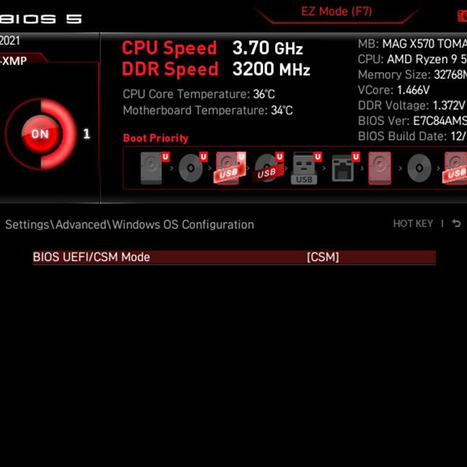 que es modo arranque uefi con csm