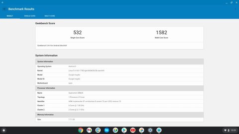 acer chromebook spin 513 rendimiento