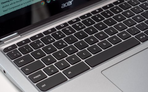 acer chromebook spin 513 teclado detalle
