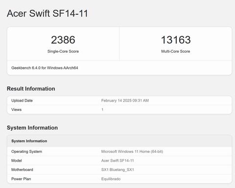 rendimiento geekbench 6