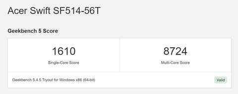 geekbench 5 4