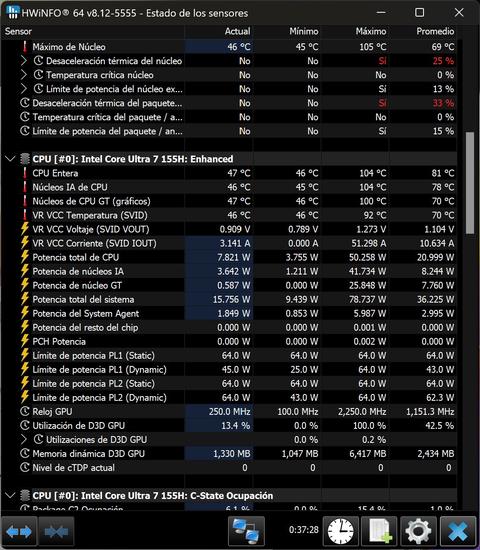 acer swift go 14 2024 sfg14 73 temp