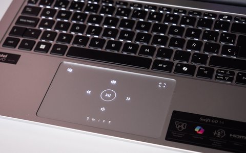 acer swift go 14 2024 sfg14 73 trackpad multimedia