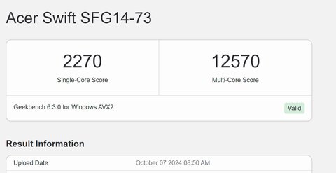 rendimiento geekbench 6 3