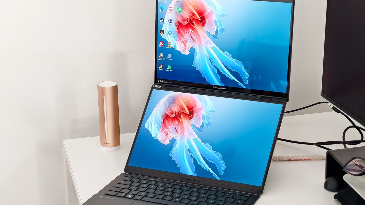 asus zenbook duo 2025 pantallas