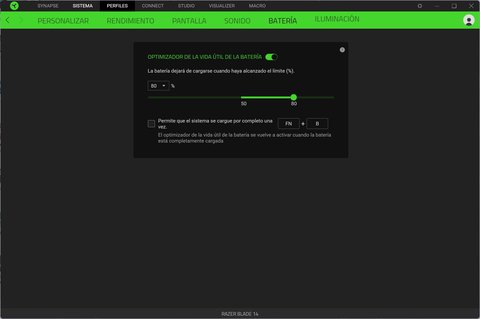 optimizador de bateria