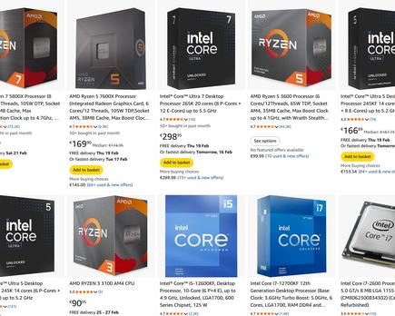 amazon vende un 60 % menos de procesadores que hace un año debido a la subida de precios de la memoria ram