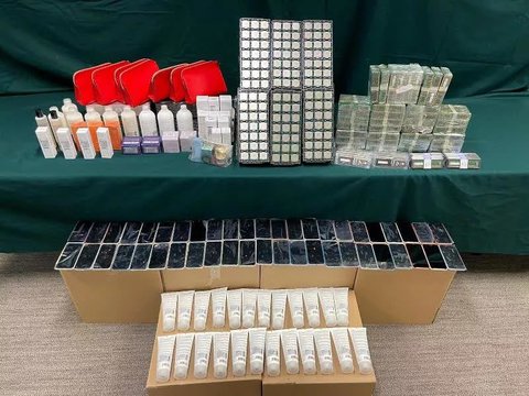 detienen hong kong contrabandista 256 cpu pegadas cuerpo requisado