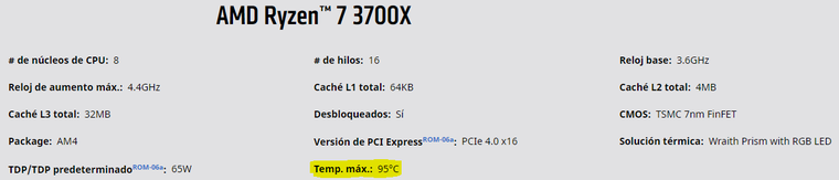 temperatura cpu amd ryzen