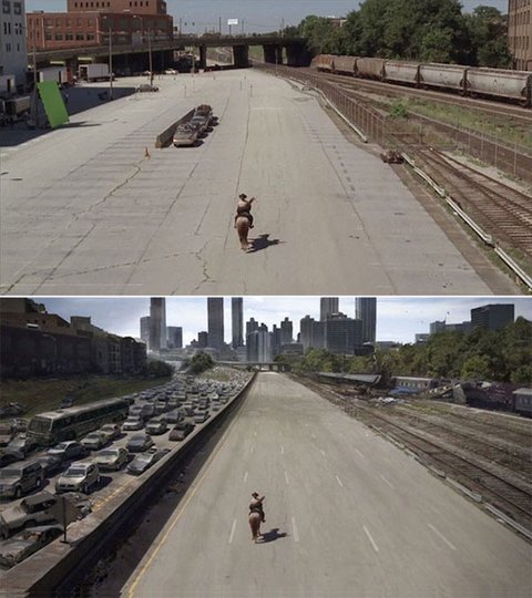 que es animacion cgi the walking dead