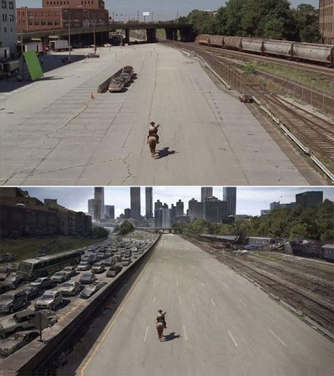 que es animacion cgi the walking dead