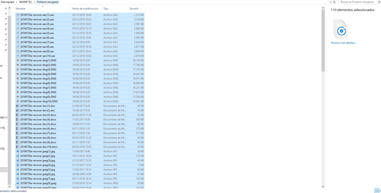 remo recover media edition ficheros