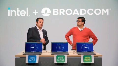 intel y broadcom muestran velocidad wi fi 7