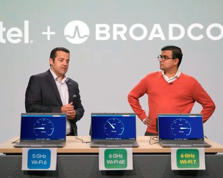 intel y broadcom muestran velocidad wi fi 7