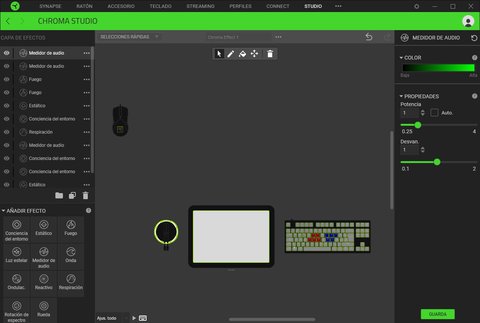 creando efectos iluminacion