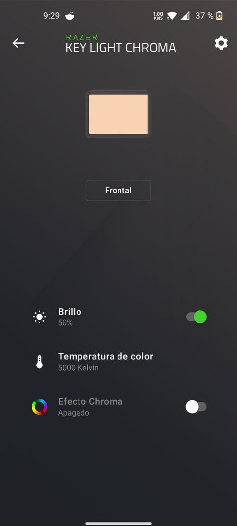 razer key light chroma configuracion app