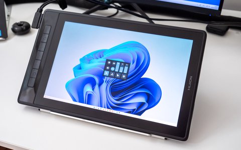 huion kamvas pro 13 2k configuracion pantalla