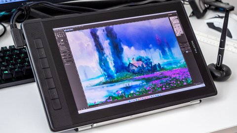 análisis de la tableta gráfica huion kamvas pro 13 (2,5 k)