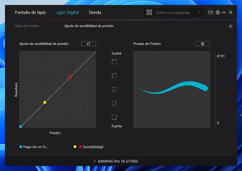 huion kamvas pro 16 2 5k config pen