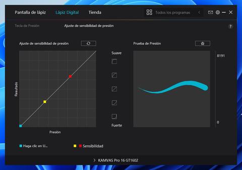 huion kamvas pro 16 2 5k config pen