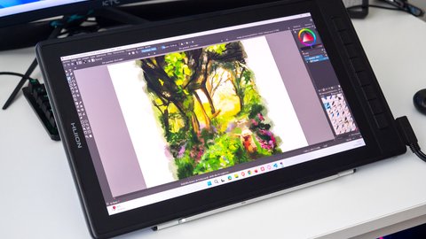 probamos la tableta gráfica huion kamvas pro 16 (2.5 k) y el nuevo lápiz p w550 s