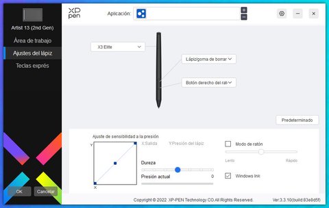 xp pen artist 13 2nd configuracion boli