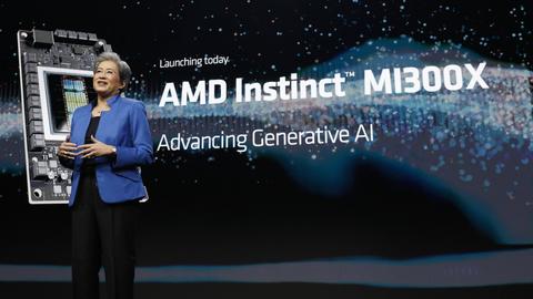 a m d admite que su acelerador de i a instinct m i300 x aún no puede superar al hopper h100 de nvidia