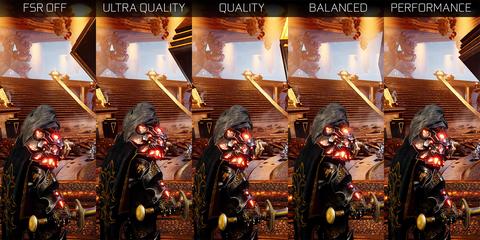 amd fsr fidelityfx super resolution godfall