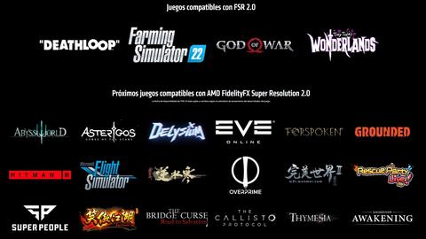 amd revela juegos iniciales con fsr 2 0