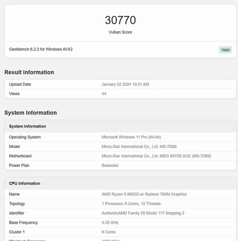 benchmark filtrados de la igpu amd ryzen 8600g superan a la nvidia gtx 1060