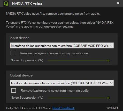 como configurar nvidia rtx voice