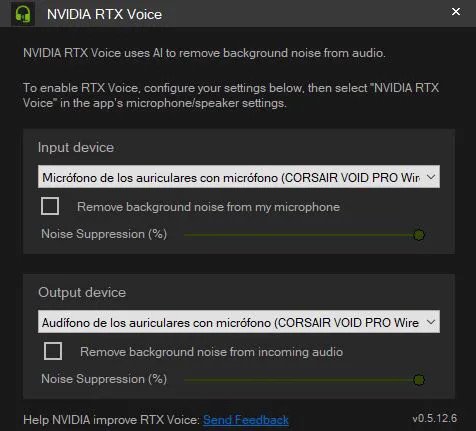 como configurar nvidia rtx voice