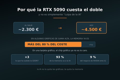 desglose precio rtx 5090 datos