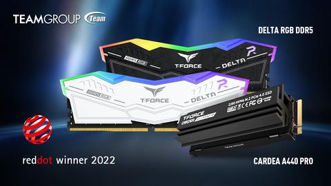 teamgroup premio red dot diseno memoria t force delta rgb ddr5 y cardea a440 pro