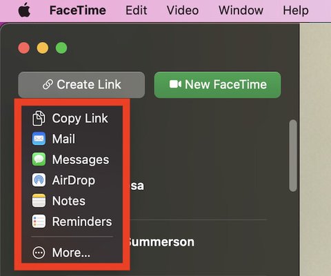 utilizar facetime windows compartir