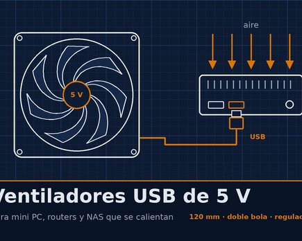 ventiladores usb 5v para pc