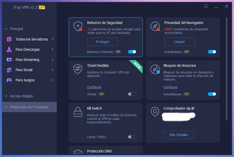 itop vpn proteccion privacidad
