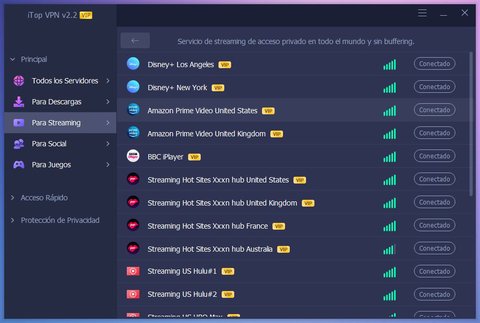 itop vpn streaming