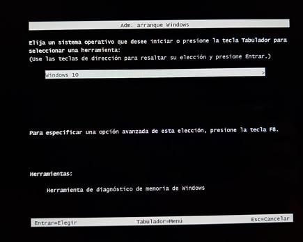 como arreglar inicio boot bcd windows