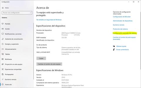 inicio boot windows configurar