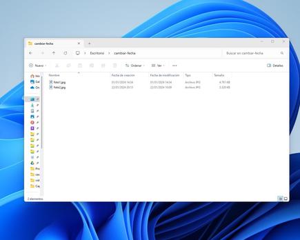 cómo cambiar la fecha de creación o modificación de archivos y carpetas en windows
