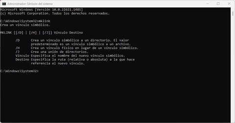 como crear enlaces duros en windows