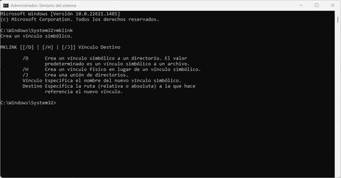como crear enlaces duros en windows
