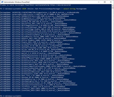 aplicaciones bloatware windows
