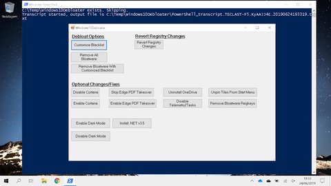 como eliminar bloatware programas preinstalados que no necesitamos featured script windows10 debloater gui