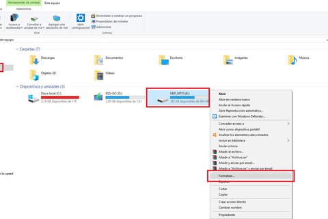 como formatear usb en windows 10